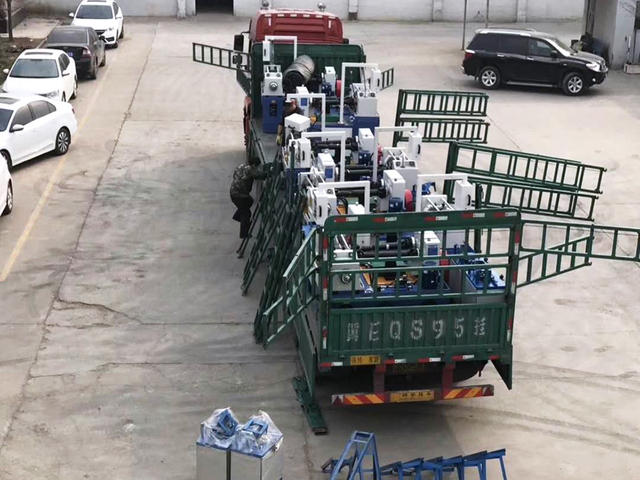 Thread Rolling Machine Moldova-YTMTOOLS hydraulic thread rolling machine loaded into the port