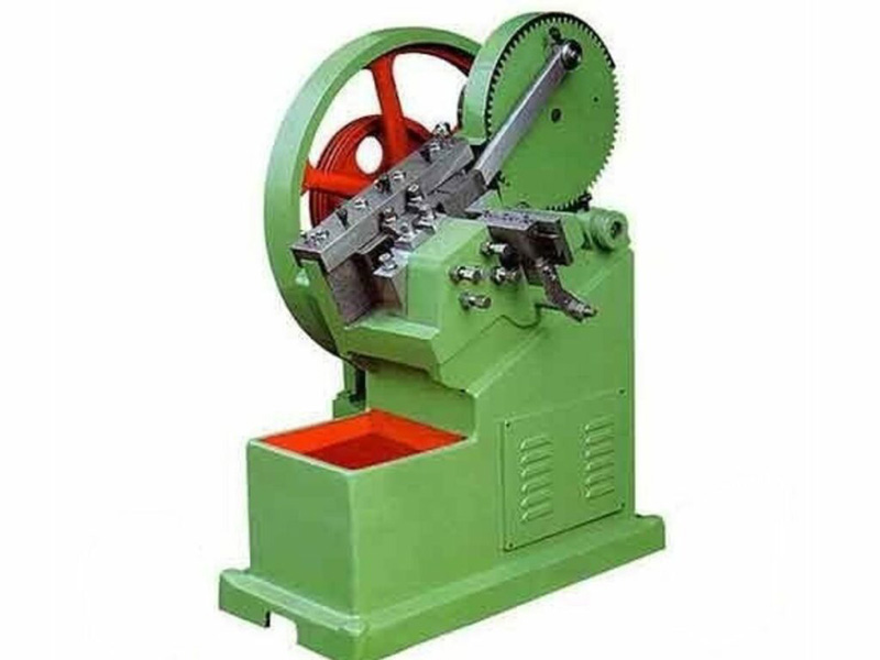 Flat die thread rolling machine