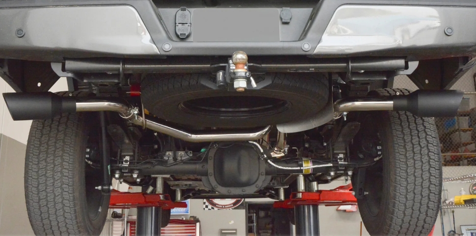 Truck exhaust system