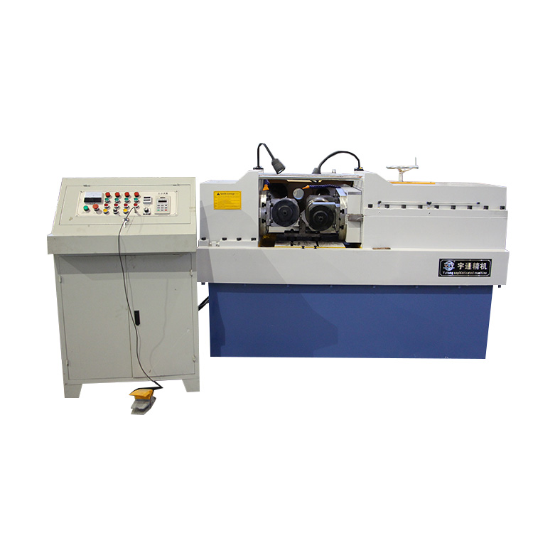 Large automatic hydraulic two-axis thread rolling machine