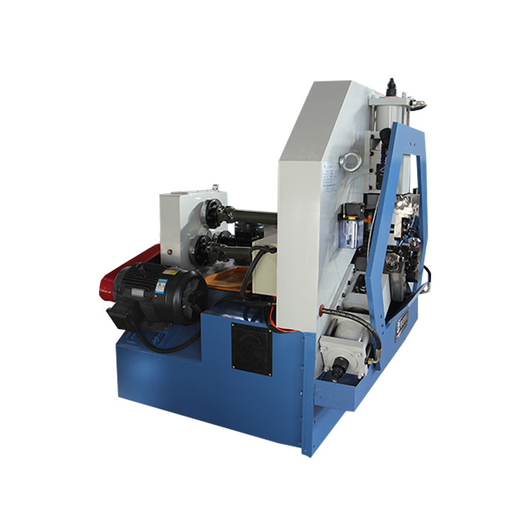 Pipe thread rolling machine three-axis