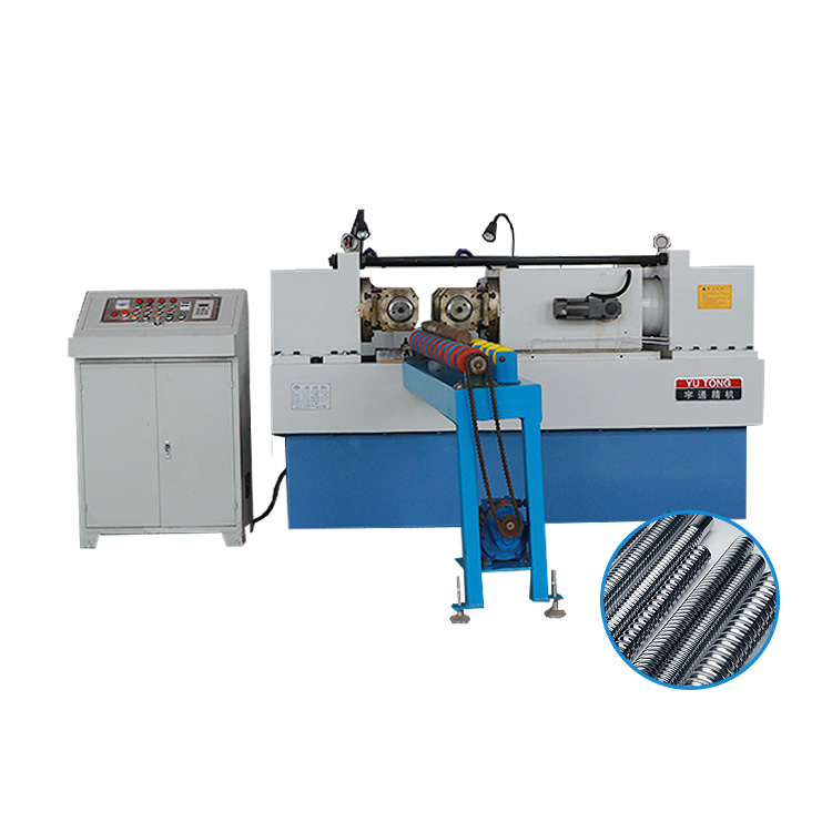Automatic compound rolling safety thread machine